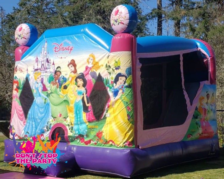 Combo jumping castle with slide for hire Brisbane