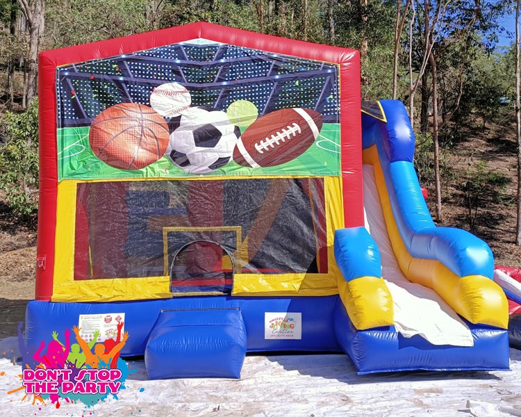 Sports Combo Jumping Castle and Slide