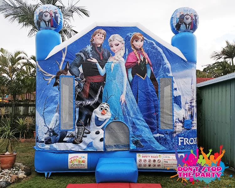 Frozen jumping castle